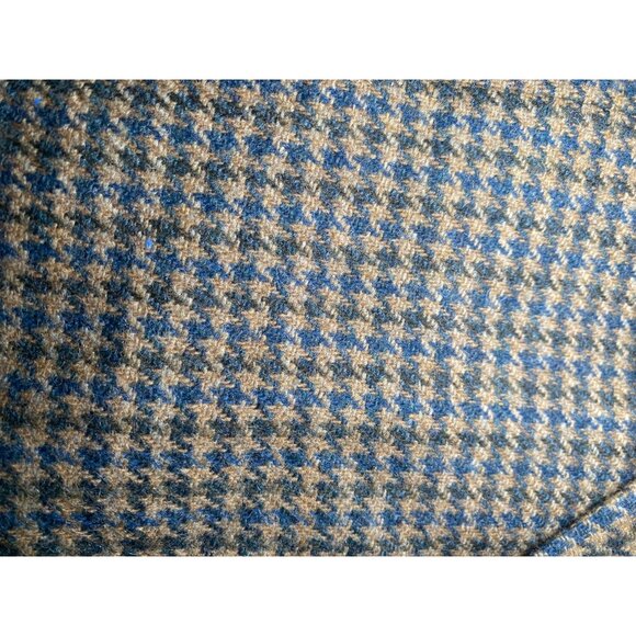 Stafford Men Houndstooth Wool Blazer Jacket Wool Size 48R USA Office Casual READ - Picture 11 of 13
